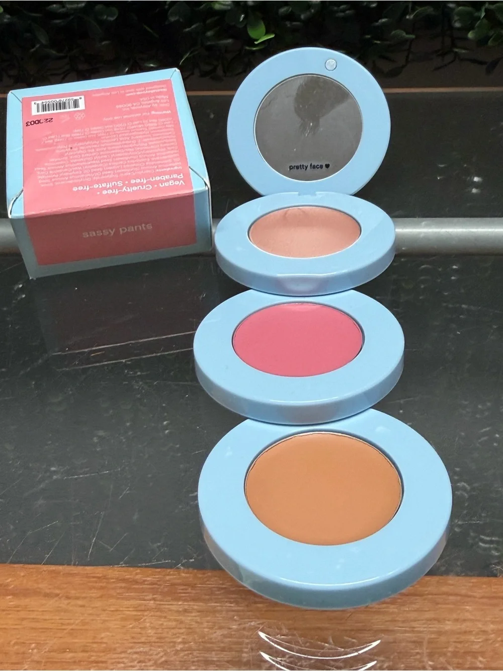 alleyoop Sassy Pants Multi-Use Face Stacker – Cream Blush Trio (Pink)